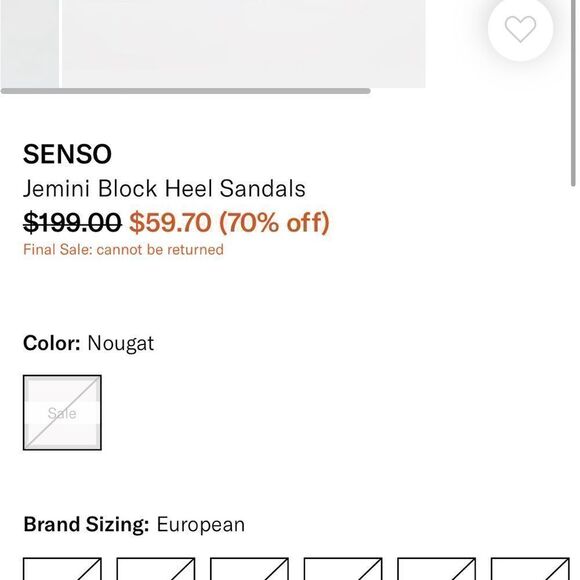 Senso Jemini Block Heel Sandal - Picture 7 of 12